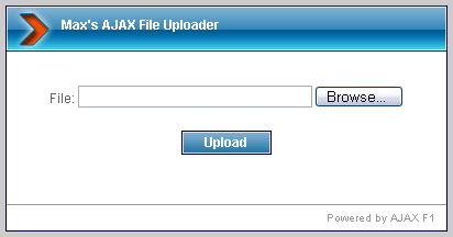 Ajax file uploader